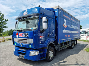 Curtainsider truck RENAULT Premium 460