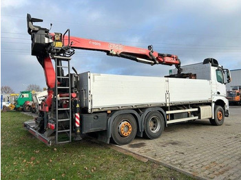 Dropside/ Flatbed truck, Crane truck Mercedes-Benz 2545 Kran FASSI  F195AS: picture 3