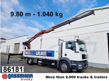 Dropside/ Flatbed truck MAN TGM 18.340