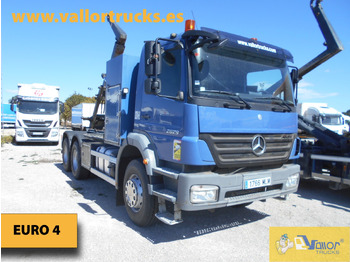 Hook lift truck, Crane truck MERCEDES-BENZ AXOR 2629: picture 2