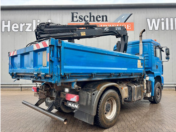 Tipper, Crane truck MAN TGA 18.360 4x4H BL*HIAB 122 BS-2*Dautel 3-Seiten: picture 3