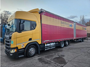 Curtainsider truck SCANIA R 410