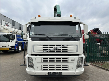 Dropside/ Flatbed truck, Crane truck Volvo FM 400 8x2 PLATFORM (7m) + CRANE HMF 1460 K3 - 234.000km - LIFT + STEERING AXLES - EURO 3 - I-SHIFT: picture 2