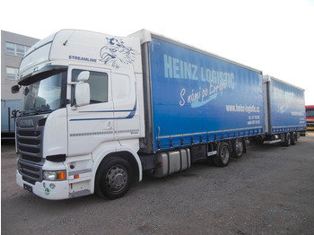 Curtainsider truck SCANIA R 410