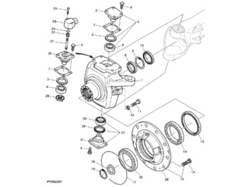 Hub JOHN DEERE