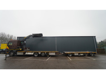 DAF XF 460 6X2 FLATBED TRUCK WITH PALFINGER PK 50002 CRANE IN COMBI WITH TRAILER leasing DAF XF 460 6X2 FLATBED TRUCK WITH PALFINGER PK 50002 CRANE IN COMBI WITH TRAILER: picture 2