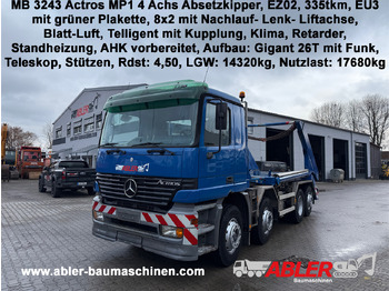 Skip loader truck MERCEDES-BENZ Actros 3243