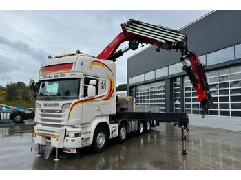 Crane truck SCANIA R 580