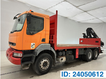 Dropside/ Flatbed truck RENAULT Kerax