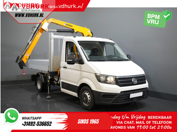 Open body delivery van Volkswagen Crafter 50 165 pk Effer 352S Kraan/ Crane/ Kran/ Autokran/ PTO/ Open laadbak/ Dubbel Lucht: picture 3