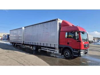 Curtainsider truck BGV BG CA2 CASR - velkoobjemová souprava - prodejné jen s vozidlem MAN TGM 15.290 E6 - M1062 - cena je za celou soupravu: picture 2