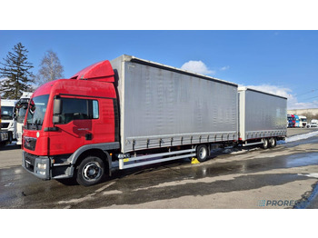 Curtainsider truck MAN TGM 15.290 4x2 BL EURO 6 - velkoobjemová souprava - prodejné jen s přívěsem BG P0455 - cena je za celou soupravu: picture 2