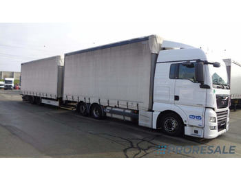 Curtainsider truck MAN TGX 24.460