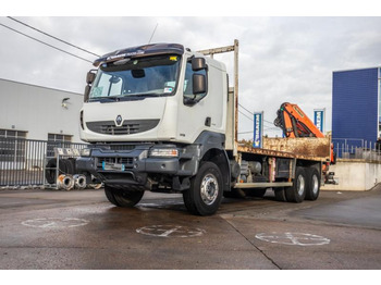 Dropside/ Flatbed truck, Crane truck Renault KERAX 380 DXI+E5+PK18TM/3EXT: picture 5