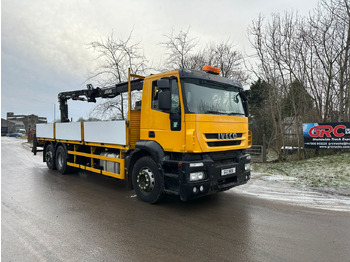 Dropside/ Flatbed truck 2013 Iveco Strails Dropside/Crane Truck: picture 2