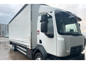 Curtainsider truck RENAULT Midlum 250