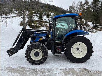 Farm tractor 2010 New Holland T6020 Elite w/front loader: picture 3