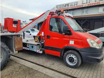 Truck mounted aerial platform Multitel 160 Alu DS - Iveco Daily 35S11 - bucket truck boom: picture 2