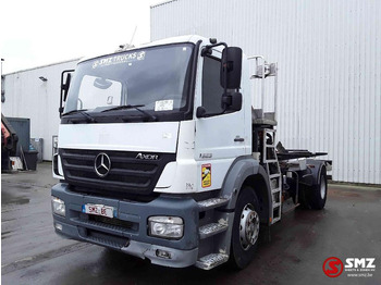 Dropside/ Flatbed truck, Crane truck Mercedes-Benz Axor 1823 Palfinger pk4501: picture 4