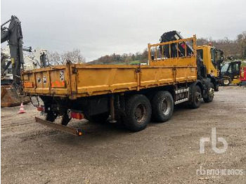 Dropside/ Flatbed truck, Crane truck IVECO TRAKKER 450 2009 Hiab 377 HI DUO 10 ton Art ...: picture 4