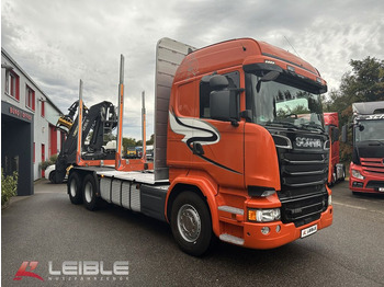 Timber truck, Crane truck Scania R 580LB6x4HNB*Kurzholz*Kesla Kran*EXTE Rungen*: picture 3