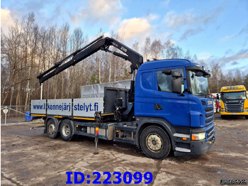 Dropside/ Flatbed truck SCANIA G440 6x2 +  Crane HIAB X-Hiduo 188: picture 4