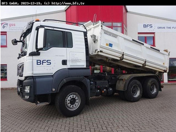 Tipper MAN TGS 26.500 6x4 BB MEILLER Bordmatik links, Motor: picture 2