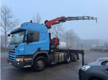 Crane truck SCANIA P 450