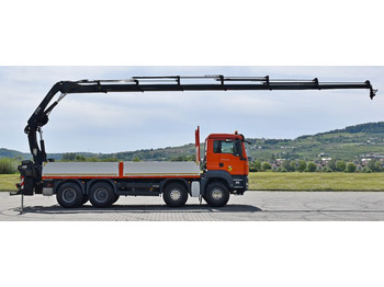 Crane truck, Dropside/ Flatbed truck MAN TGS 35.440 * HIAB 211 E-6 HIDUO +FUNK / 8x4: picture 5