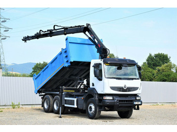 Crane truck RENAULT Kerax 370