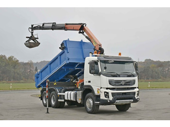 Crane truck, Tipper Volvo FMX 450 Kipper 5,10m *PK 14002-EH B/FUNK *6x4: picture 2