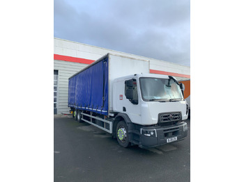 Curtainsider truck RENAULT D 320