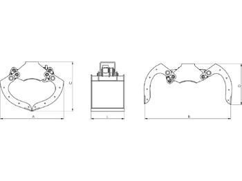 New Clamshell bucket for Truck mounted crane Pearced clamshell bucket BV-MR 50 SG: picture 3 New Clamshell bucket for Truck mounted crane Pearced clamshell bucket BV-MR 50 SG: picture 3