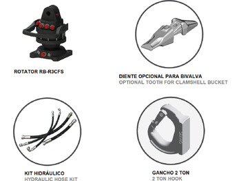 New Clamshell bucket for Truck mounted crane Pearced clamshell bucket BV-MR 50 SG: picture 4 New Clamshell bucket for Truck mounted crane Pearced clamshell bucket BV-MR 50 SG: picture 4