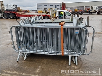 Construction equipment Bundle of Metal Pedestrian Safety Barriers (2 of): picture 4