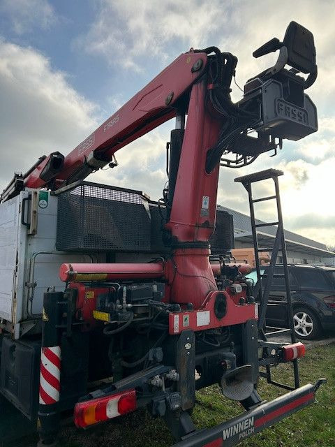 Dropside/ Flatbed truck, Crane truck Mercedes-Benz 2545 Kran FASSI  F195AS: picture 13