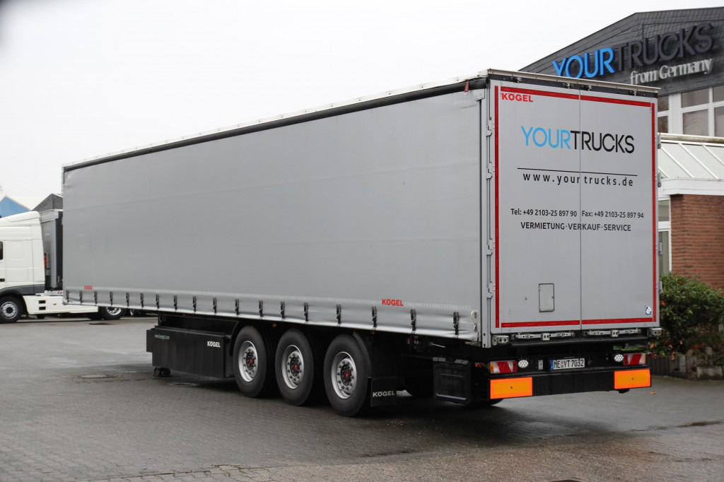 Curtainsider semi-trailer KOEGEL Plane Edscha Liftachse Coil  NUR Miete-Rent: picture 12