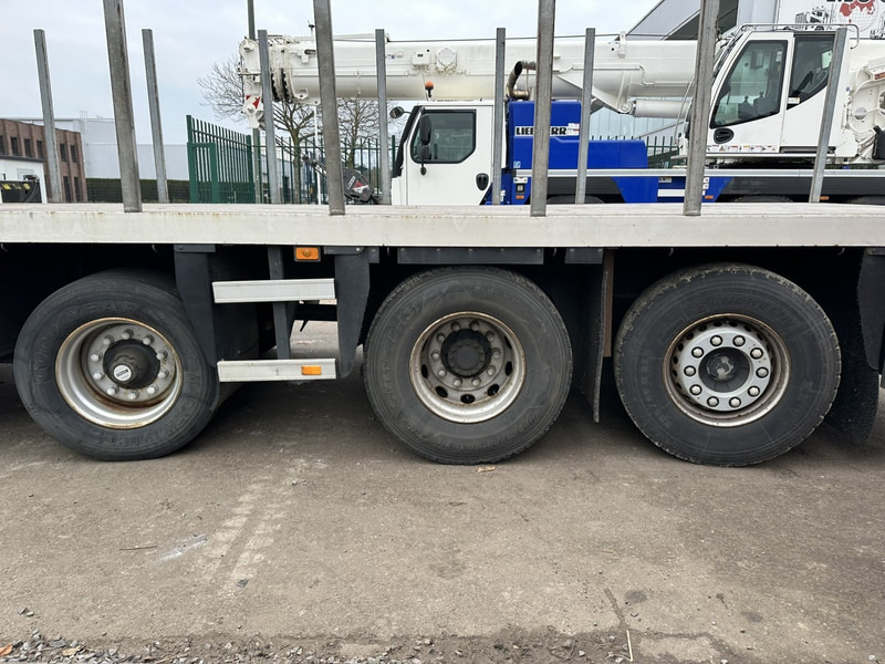 Dropside/ Flatbed truck, Crane truck Volvo FM 400 8x2 PLATFORM (7m) + CRANE HMF 1460 K3 - 234.000km - LIFT + STEERING AXLES - EURO 3 - I-SHIFT: picture 8