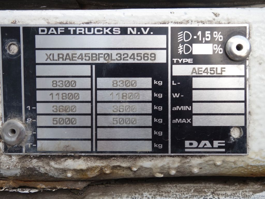 Refrigerator truck DAF LF 45.170 mit Carrier und LBW: picture 13