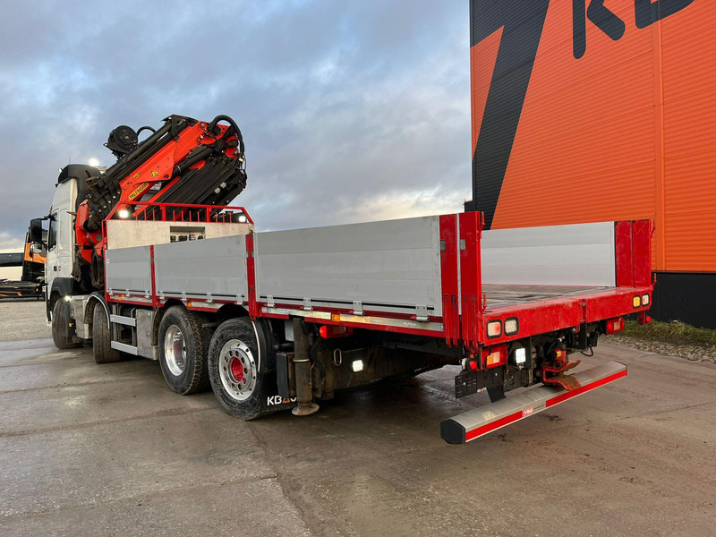 Dropside/ Flatbed truck, Crane truck Volvo FM 500 8x2*6 COMBI / EXTENDABLE PLATFORM + TRACTOR / PK65002 + JIB + WINCH / PLATFORM L=6498 mm: picture 9