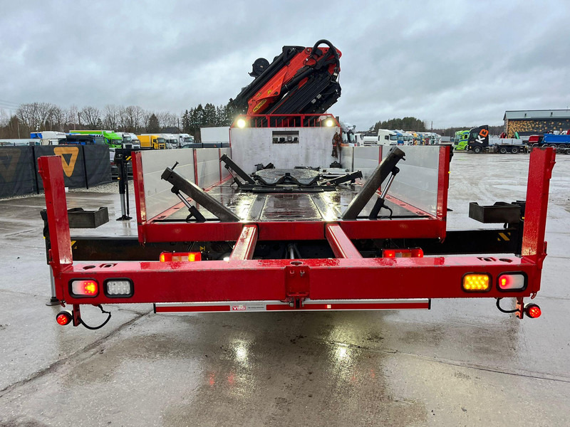 Dropside/ Flatbed truck, Crane truck Volvo FM 500 8x2*6 COMBI / EXTENDABLE PLATFORM + TRACTOR / PK65002 + JIB + WINCH / PLATFORM L=6498 mm: picture 15