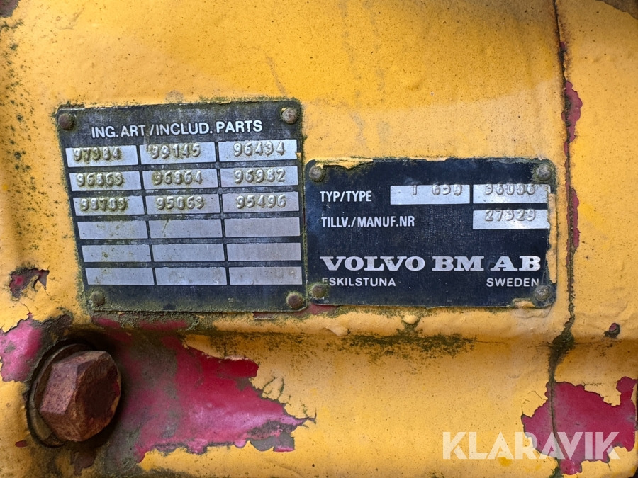 Truck mounted crane Kran traktor Volvo BM T 650: picture 11