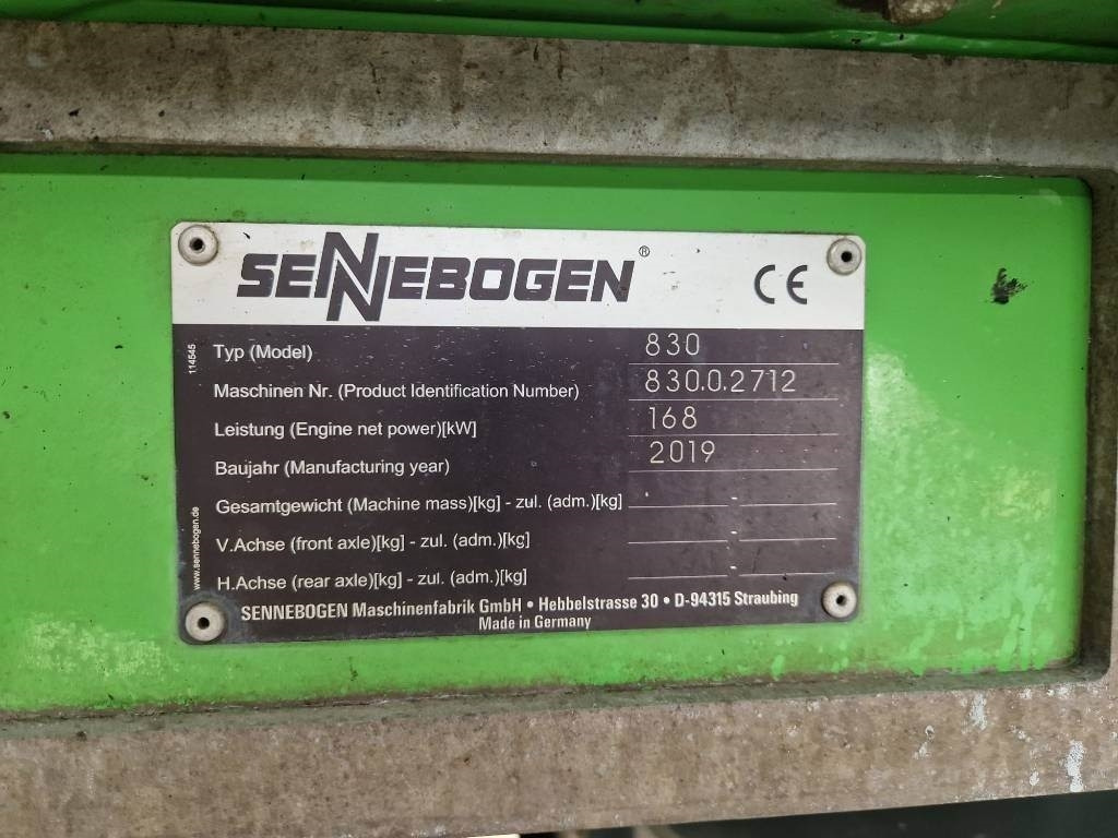 Waste/ Industry handler Sennebogen 830M E HD: picture 7