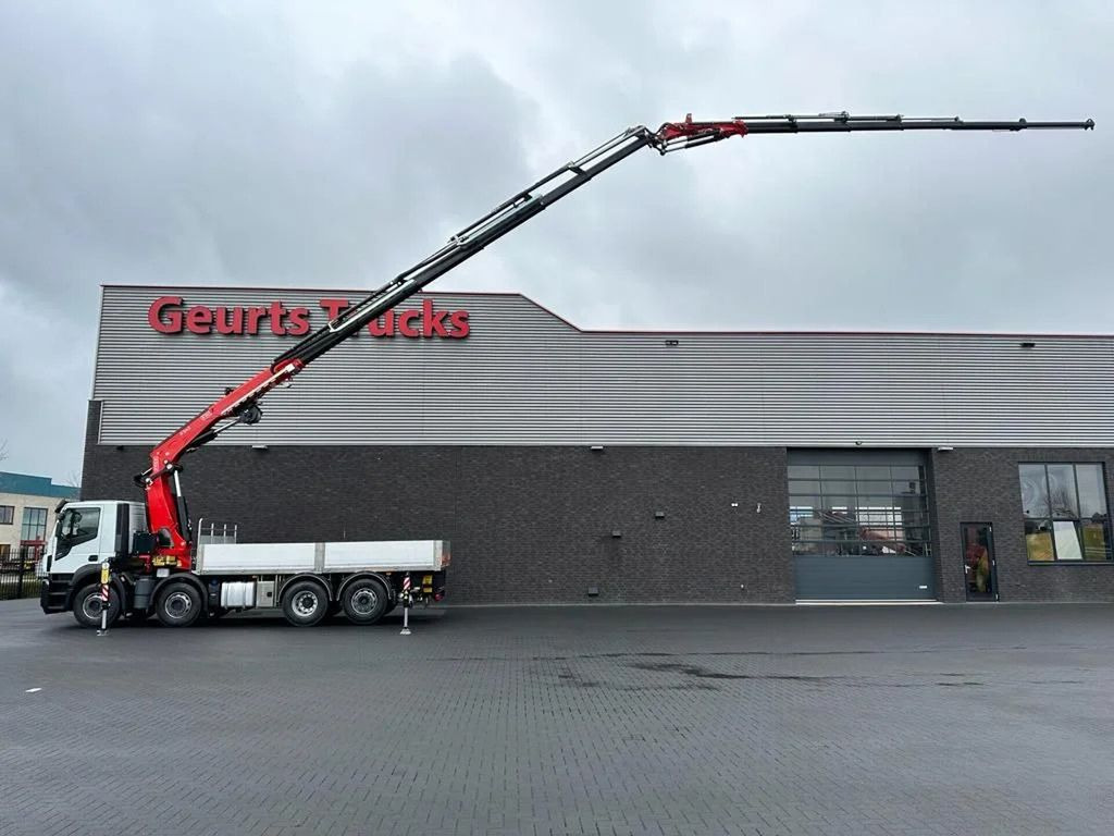 Crane truck, Dropside/ Flatbed truck Iveco Stralis 480 X-WAY 8X2 + FASSI 545RA.2.26 + JIB L: picture 1