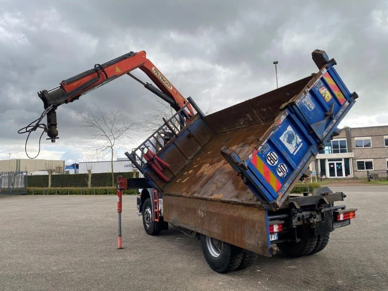 Tipper, Crane truck Mercedes-Benz Atego 1823 / 3 SIDE TIPPER+CRANE / BIG AXLE / FULL STEEL / PALFINGER / MANUAL / EURO-2 / 1999: picture 9