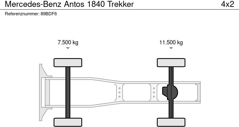 Tractor unit Mercedes-Benz Antos 1840 Trekker: picture 11