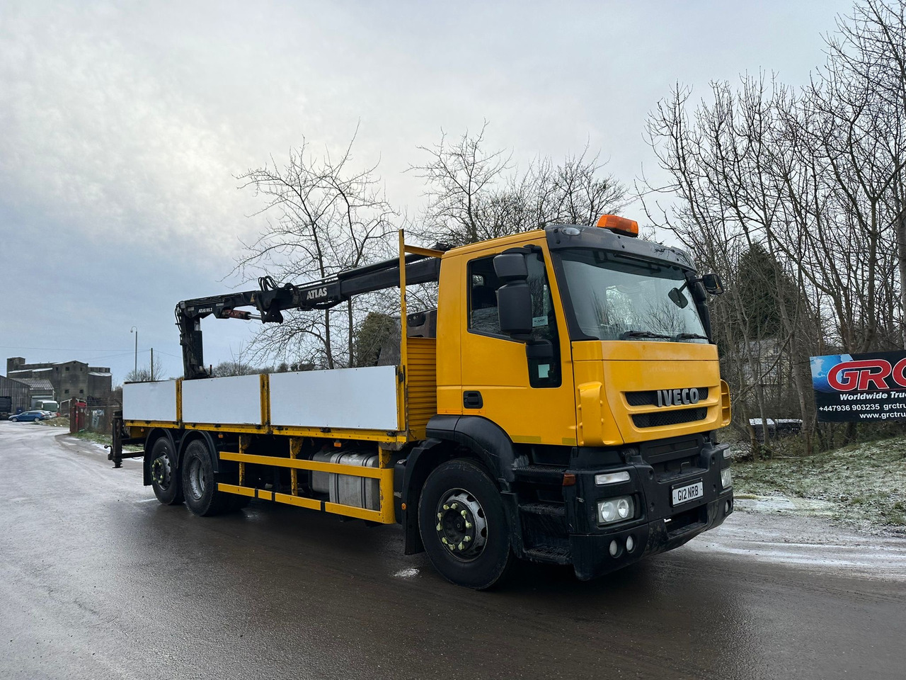 Dropside/ Flatbed truck 2013 Iveco Strails Dropside/Crane Truck: picture 19