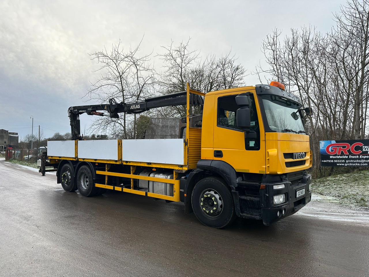 Dropside/ Flatbed truck 2013 Iveco Strails Dropside/Crane Truck: picture 7