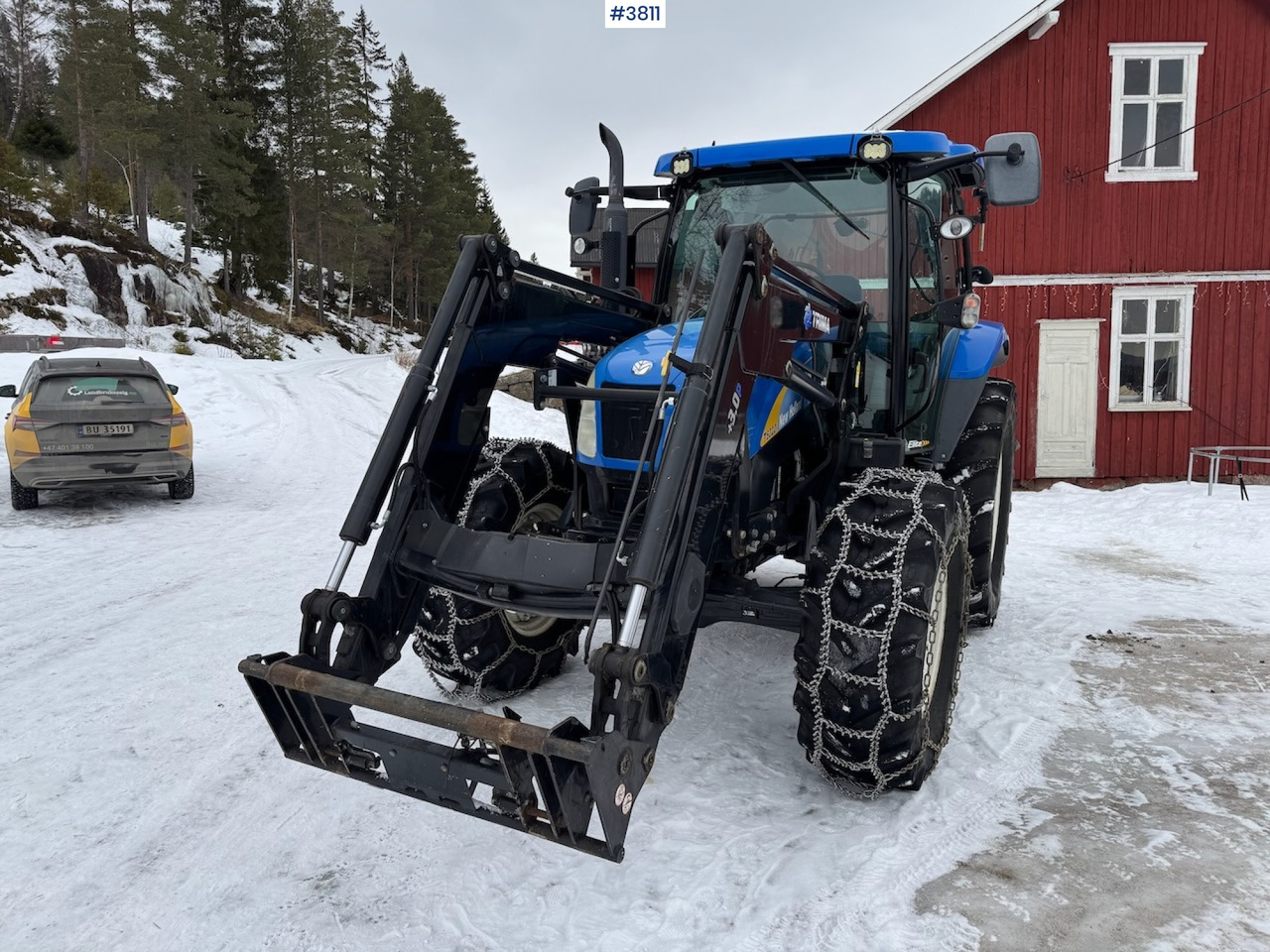 Farm tractor 2010 New Holland T6020 Elite w/front loader: picture 24