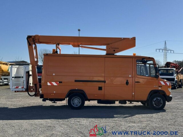 Truck mounted aerial platform Mercedes-Benz Ruthmann Vario 816 Steiger 17m Korb Isoliert 1Hd: picture 8